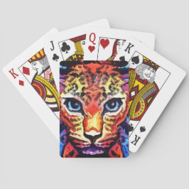 Baralho Esse Visual Colorido de Leopardo 