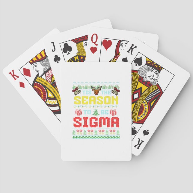 Baralho Esta É A Época De Sigma Christmas Brainrot Iron (Verso)