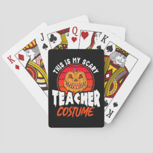 Baralho Esta É A Minha Costume Assustadora De Professora