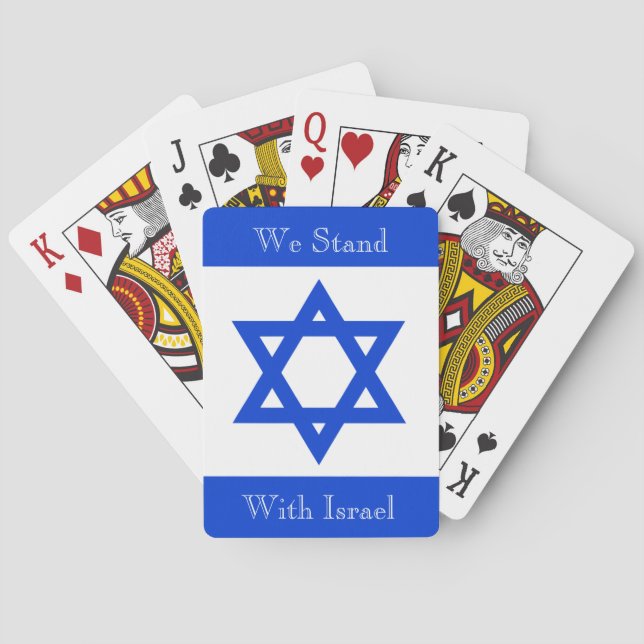 Baralho Estamos com Israel (Verso)
