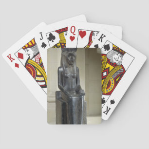 Baralho Estátua da deusa leão-dirigida Sekhmet, do th