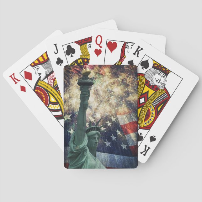 Baralho Estátua da Liberdade (Verso)