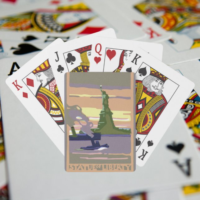 Baralho Estátua da Liberdade na Nova Iorque, Viagens vinta (Criador carregado)