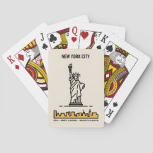 Estátua da Liberdade Nova York Arte Linha Minimali