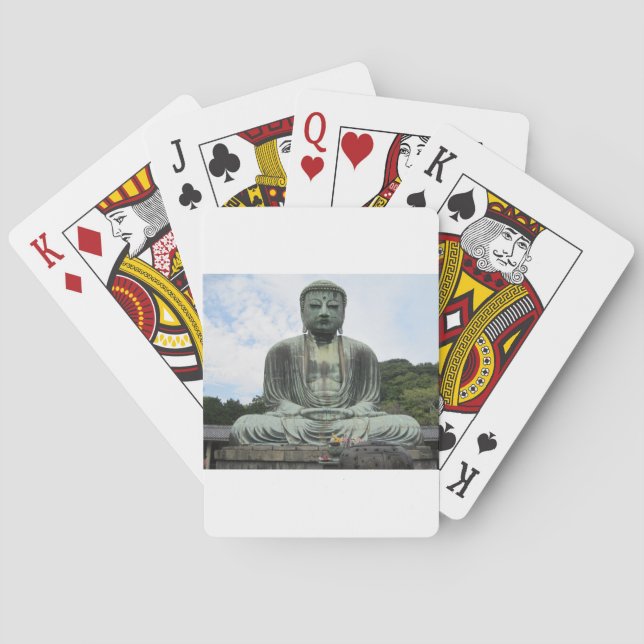 Baralho Estátua de Buda Budismo (Verso)