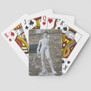 Baralho Estátua de David, cartões de Florença, Italia