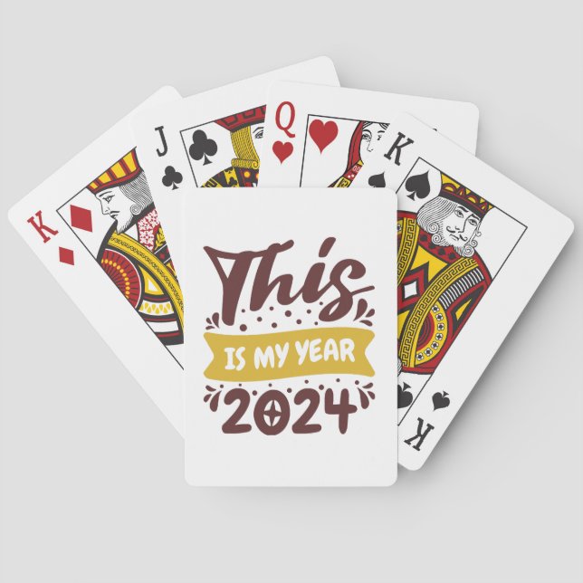 Baralho Este é o meu ano 2024 (Verso)