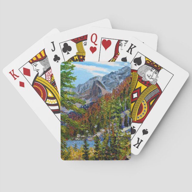 Baralho Estes Park Rustic Lake Colorado (Verso)