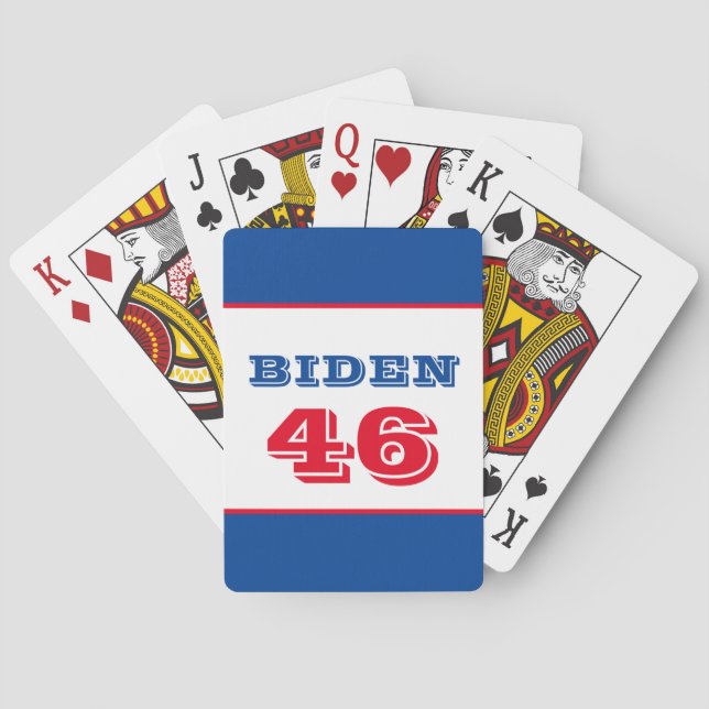 Baralho Estilo Collegiado Biden 46 (Verso)