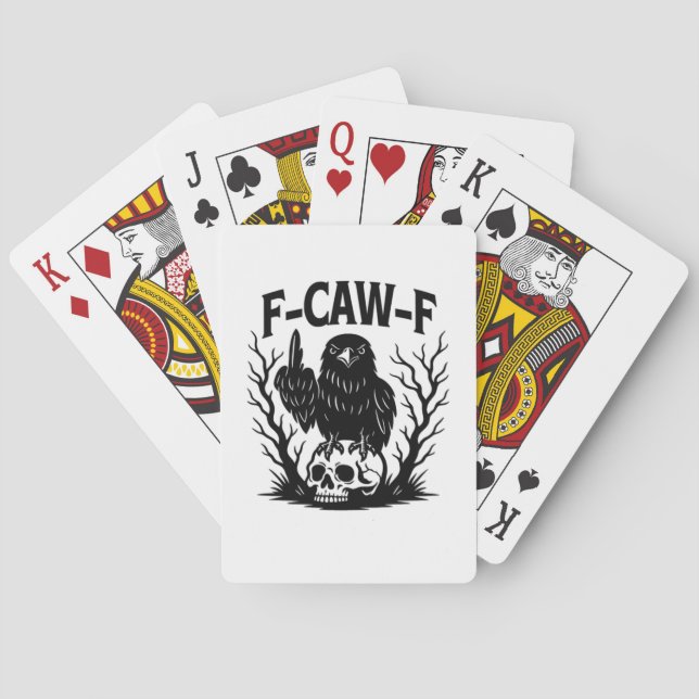 Baralho Estilo essencial fixe e único F Caw F (Verso)