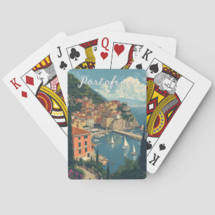 Baralho Estilo Vintage Portofino Genova Itália