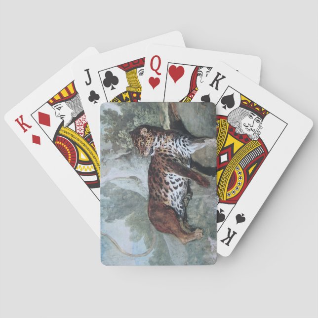 Baralho Estudo de um Leopardo (por Jean-Baptiste Oudry) (Verso)