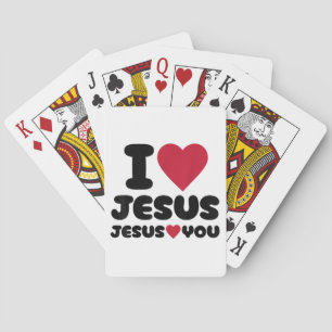 Baralho Eu amo Jesus e Jesus te ama cristão