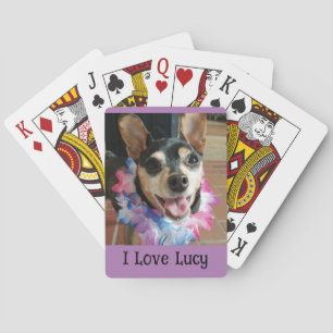 Baralho Eu Amo Lucy Jogando Cartões