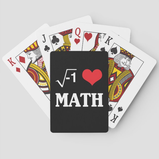 Baralho Eu Amo Matemática (Verso)