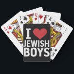 Baralho Eu Amo Meninos Judeus Eu Corto Meninos Judeus Hanu<br><div class="desc">Eu Amo Meninos Judeus Eu Corto Meninos Judeus Hanukkah</div>