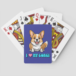 Baralho Eu Amo Meu Corgi