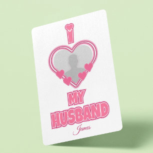 Baralho Eu Amo Meu Marido Personalizado – Adicionar Foto e