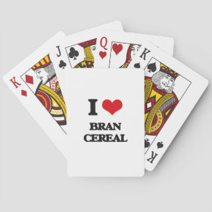 Baralho Eu amo o cereal do farelo