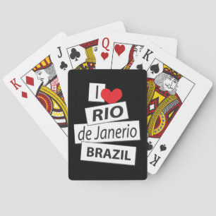 Baralho Eu amo o Rio de Janeiro Brasil