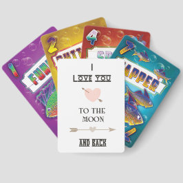 Baralho Eu te amo na lua e de volta