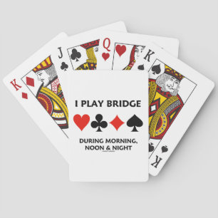 Baralho Eu Toco Ponte Durante A Manhã, Noite E Noite