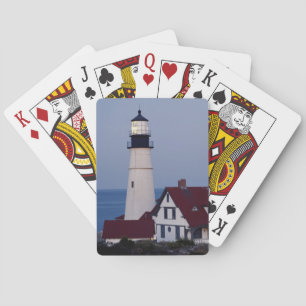 Baralho EUA, Maine, Portland, Cape Elizabeth, Farol