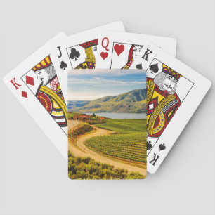 Baralho EUA, Washington, Lago Chelan. Vineyards Benson