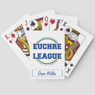 Baralho Euchre League Play Para Manter O Nome Da Personali