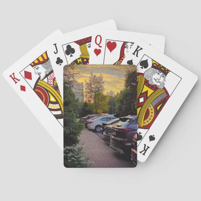 Baralho Evening Stillness Playing Cards – Customizable (Verso)