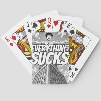 Baralho Everything Sucks Playing Cards - Weirdest Timeline
