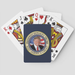 Baralho Excelente do Presidente Donald Trump 2020 Keep Ame