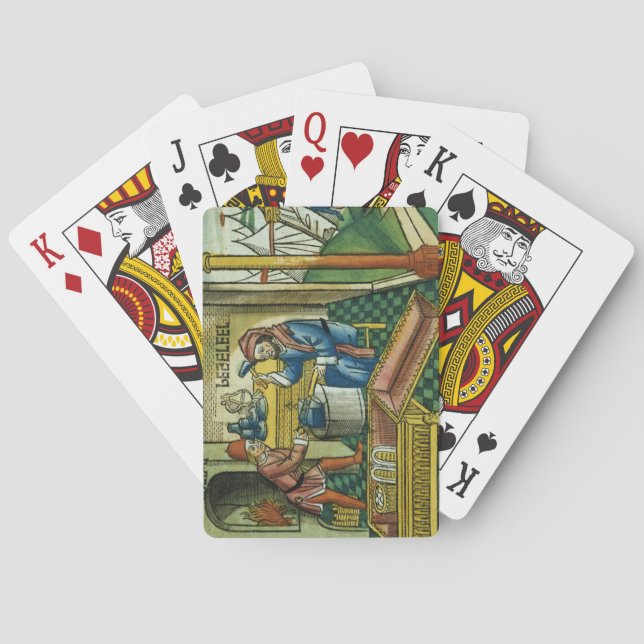 Baralho Êxodo 31 2-8 Bezalel e Oholiab que fazem a arca o (Verso)