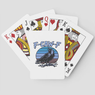 Baralho F-Caw-F Clássico Divertido Retro