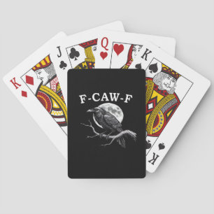 Baralho F-Caw-F Corvo Corvo Engraçado F-Caw-F Acessório Es