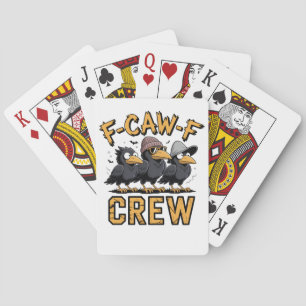 Baralho F-Caw-F Equipamento De Cascos Engraçado
