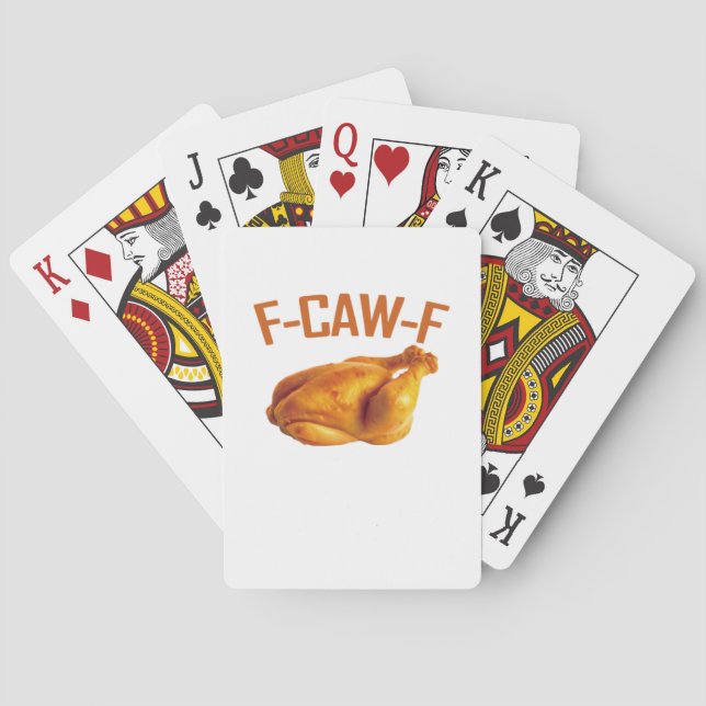 Baralho F-Caw-F Frango Clássico (Verso)