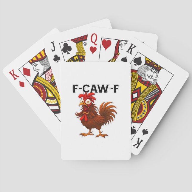 Baralho F-Caw-F Frango Clássico (Verso)