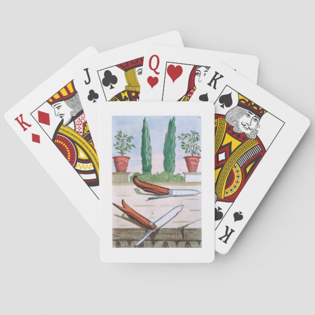 Baralho Faca de jardinagem, de Hesperides, por Giovanni Ba (Verso)