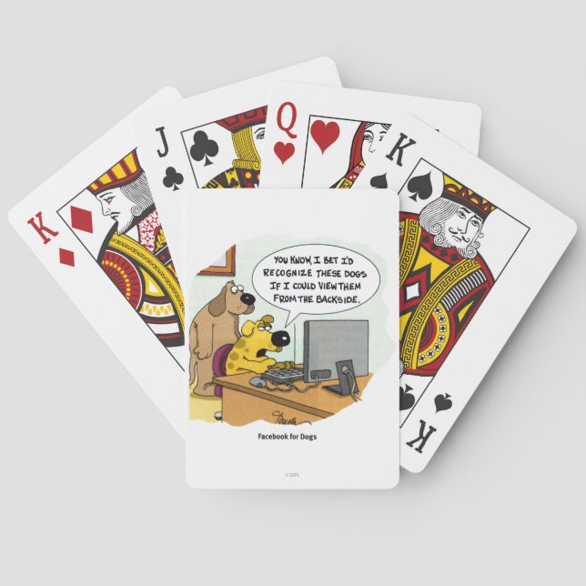 Baralho Facebook para cães (Verso)