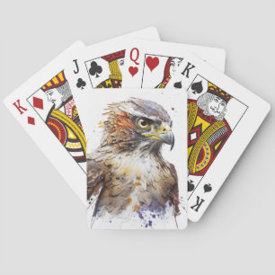 Baralho Falcon Bird Retrait Animal Painting Willife Free