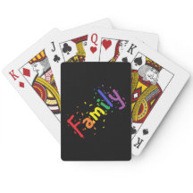 Família Confetti Rainbow em preto