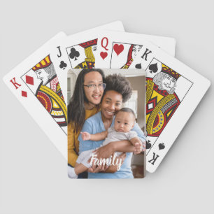 Baralho Família de personalização de fotos