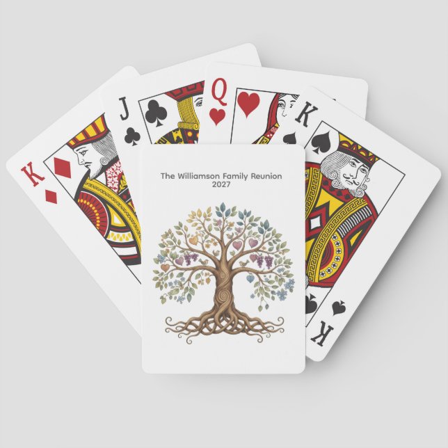 Baralho Family Reunion Poker Cards – Roots & Branches (Verso)