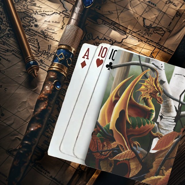 Baralho Fantasia Verde Laranja do Outono (Criador carregado)