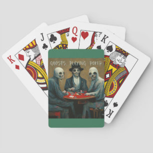 Baralho Fantasmas Reproduzindo Cartões Poker