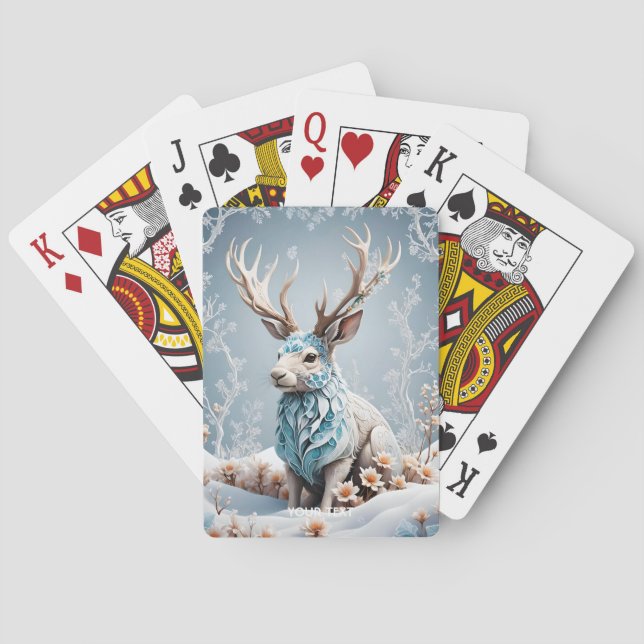 Baralho Fantasy Cuja Jackalope Winter Ice (Verso)