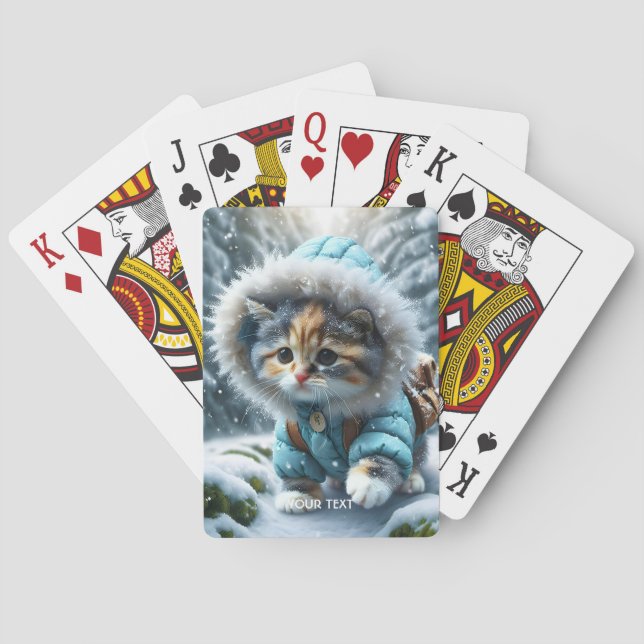 Baralho Fantasy Cuja Neve De Kitten Winter (Verso)