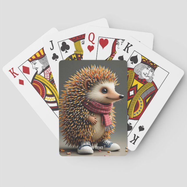 Baralho Fantasy Cute Hedgehog Sharp Agulhas (Verso)