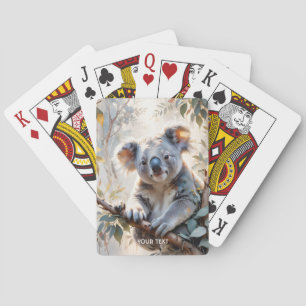 Baralho Fantasy Cute Koala Tree Watercolor